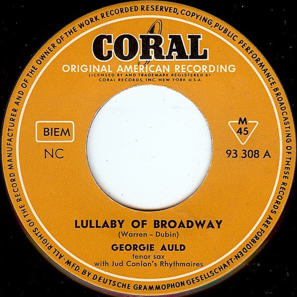 Lullaby of Broadway / Just You, Just Me
