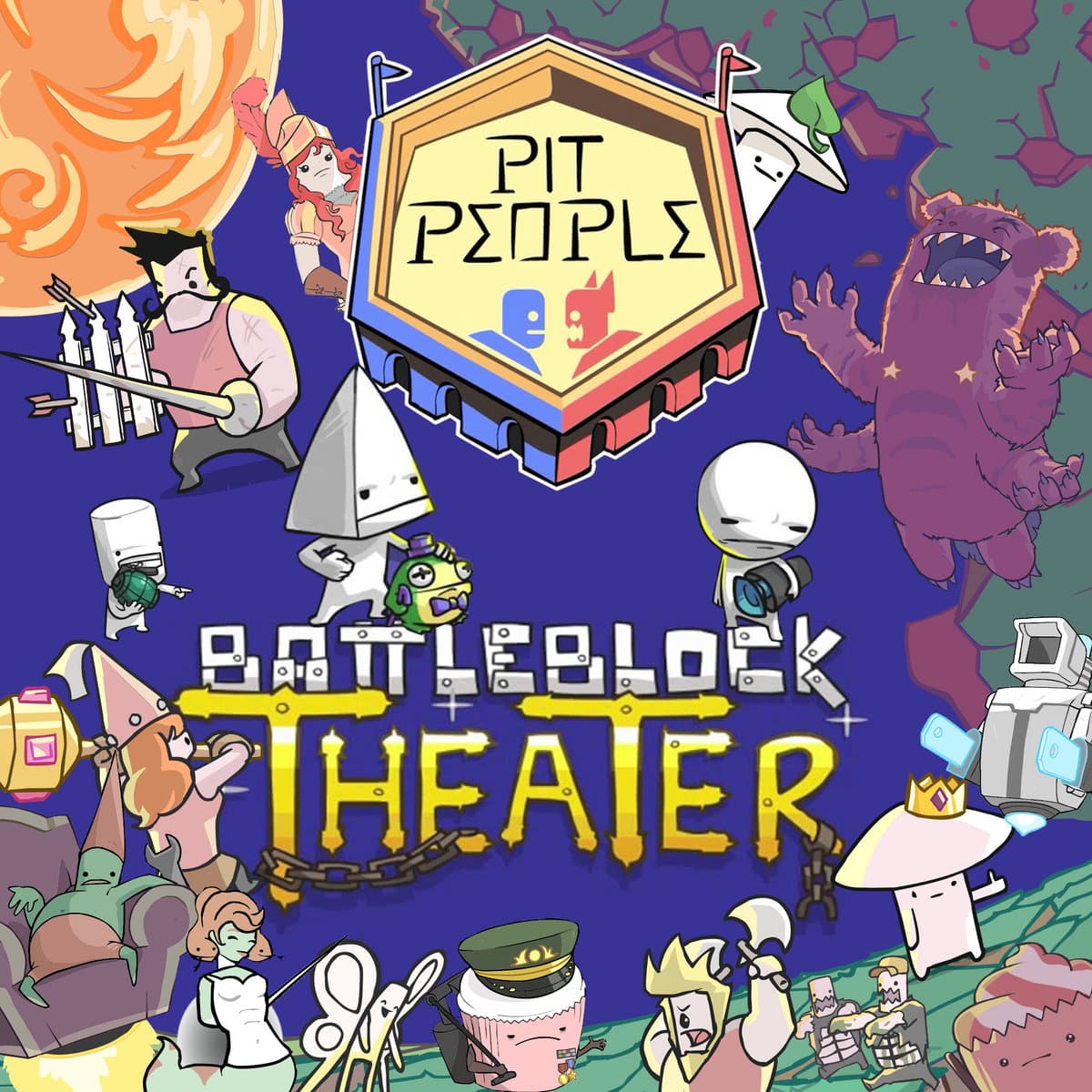 Pit People & BattleBlock Theater - Mega Mashup Mix
