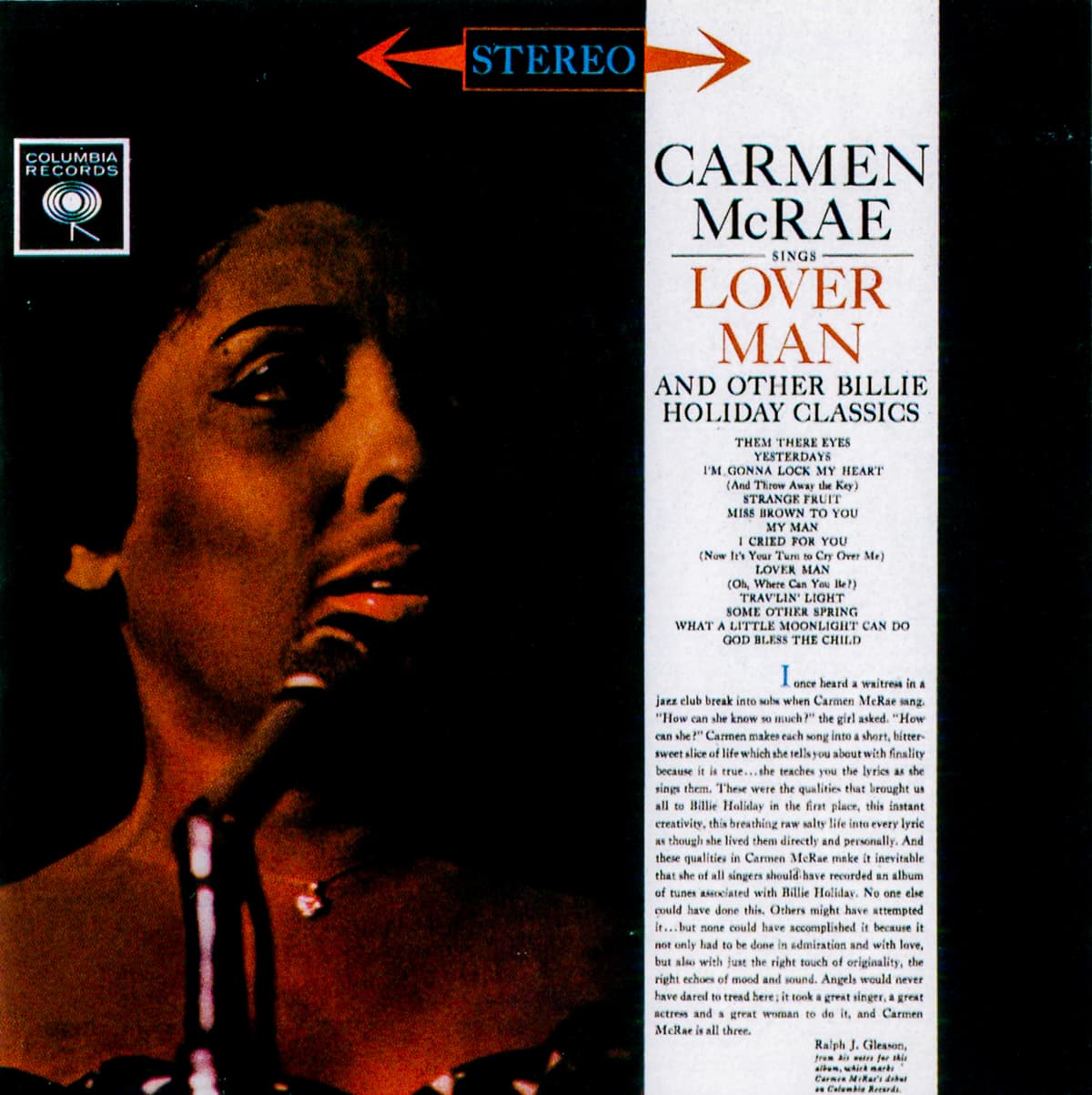 Sings Lover Man and Other Billie Holiday Classics