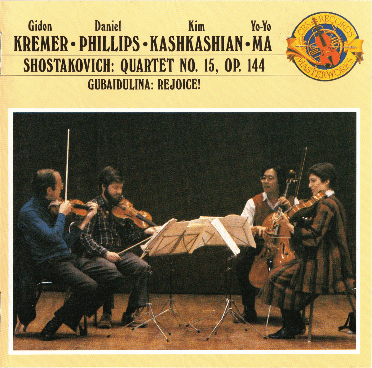 Shostakovich: Quartet no. 15, op. 144 / Gubaidulina: Rejoice!