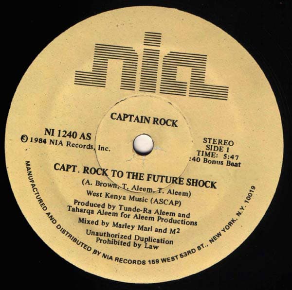 Capt. Rock to the Future Shock