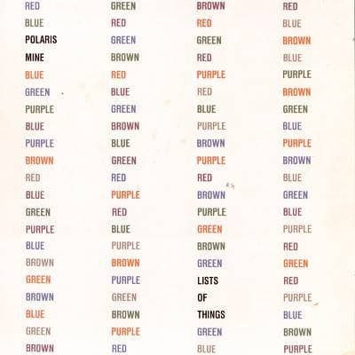 Lists Of Things