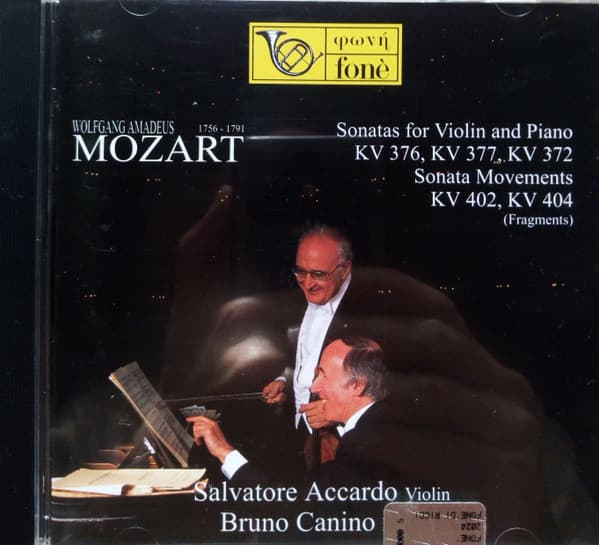 Sonatas for Violin and Piano KV 376, KV 377, KV 372 / Sonata Movements KV 402, KV 404 (fragments)