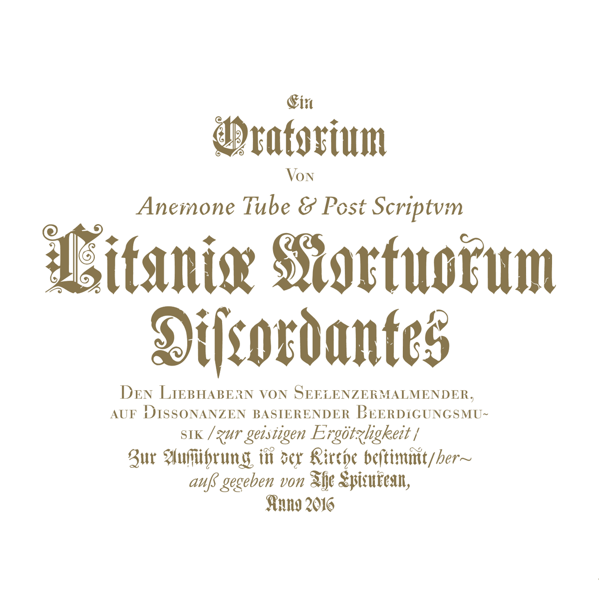 Litaniæ Mortuorum Discordantes