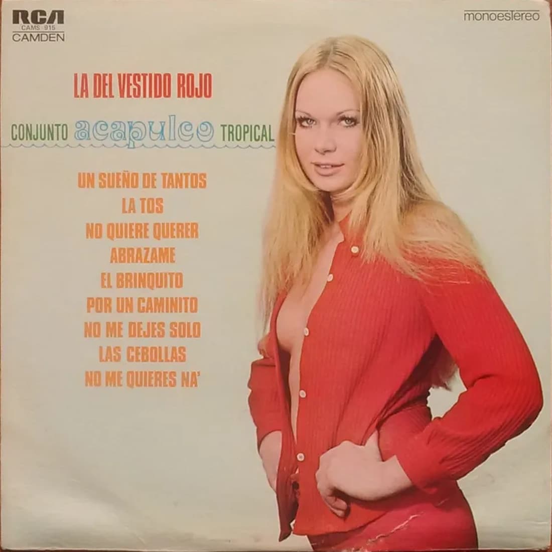 La del vestido rojo