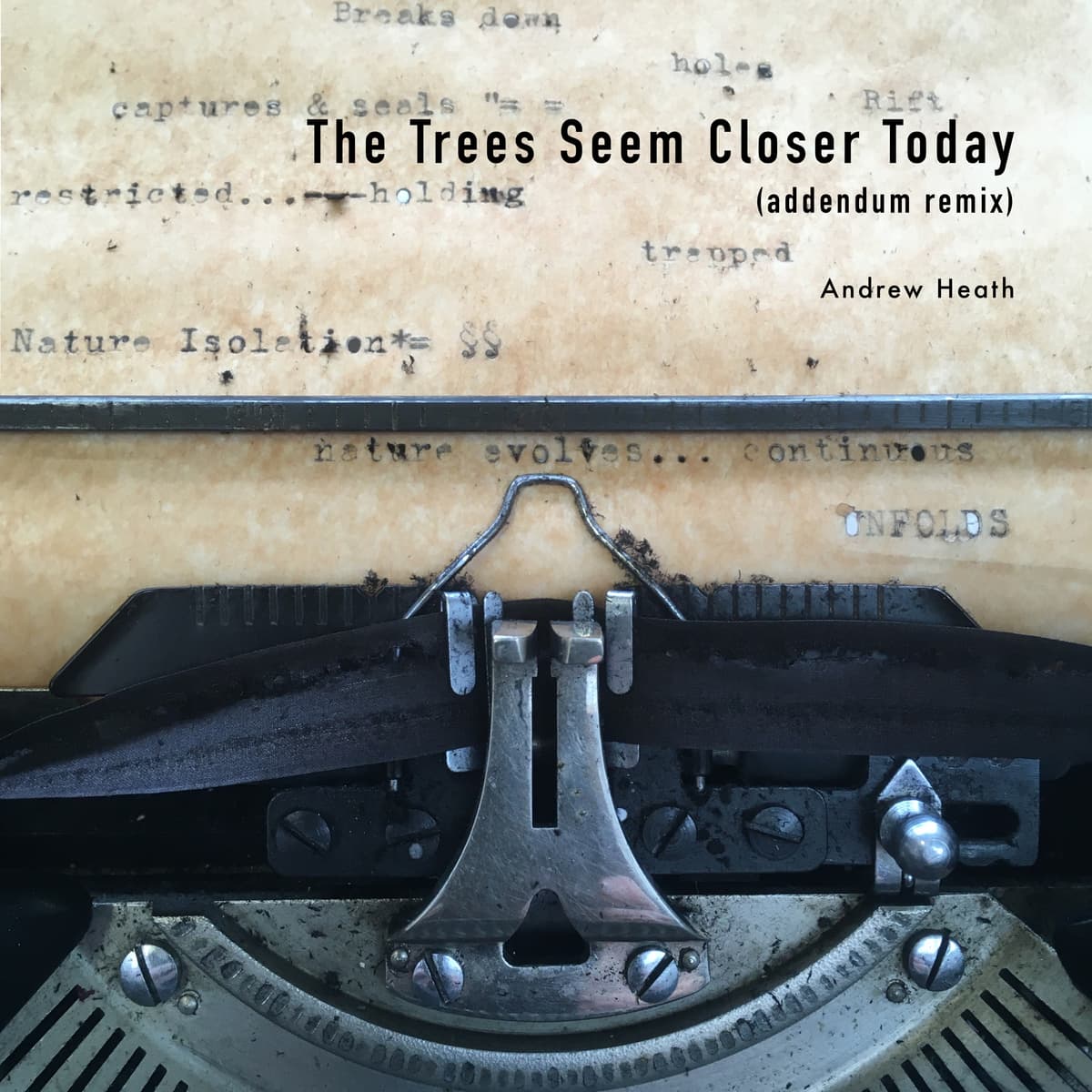 The Trees Seem Closer Today