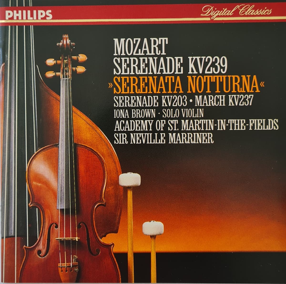 Serenade KV 239 "Serenata Notturna" / Serenade KV 203 / March KV 237