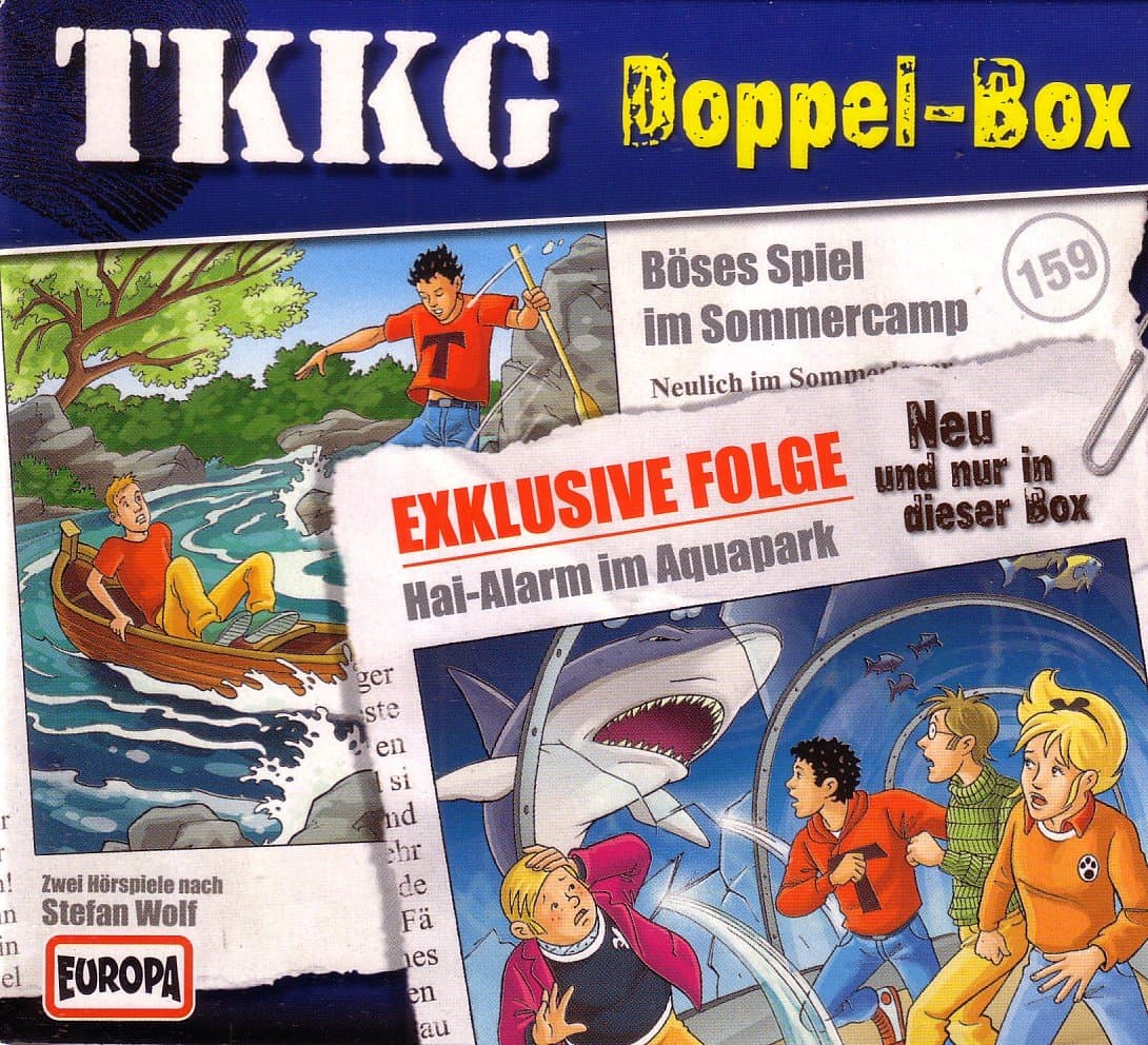 TKKG Doppel‐Box: Böses Spiel im Sommercamp / Hai‐Alarm im Aquapark