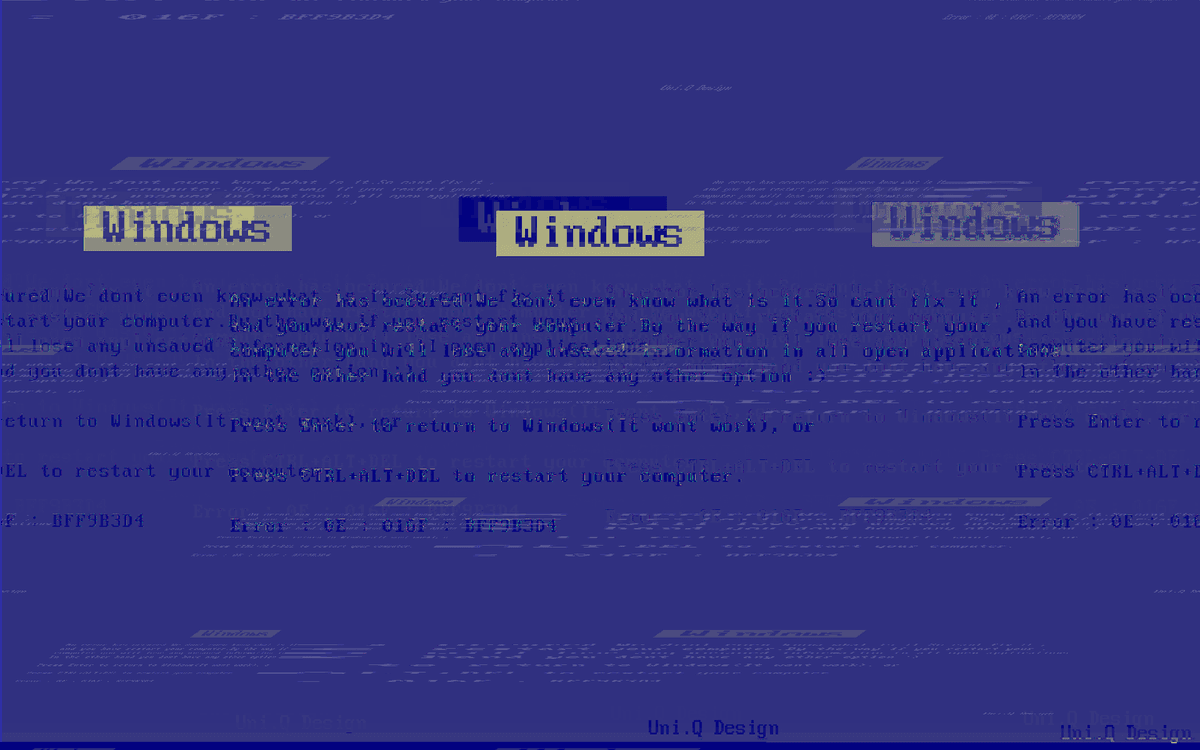 ブルースクリーン (Blue Screen 001)