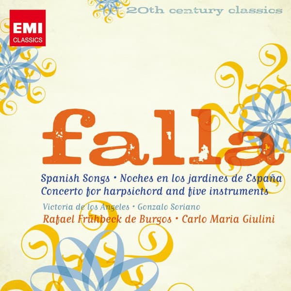 Spanish Songs / Noches en los jardines de España / Concerto for harpsichord and five instruments