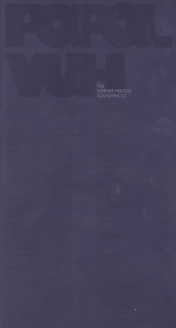 The Werner Herzog Soundtracks
