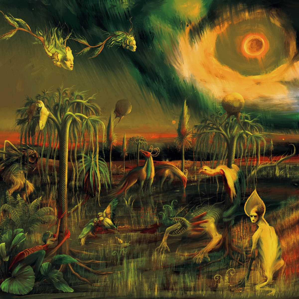 The Friendly Moss Forest Creatures Lived Happily in Perpetual Twilight