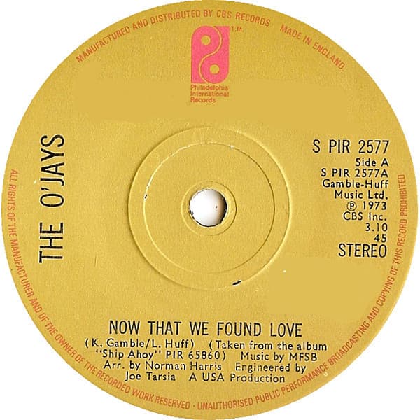 Now That We Found Love