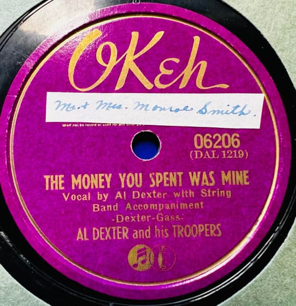 The Money You Spent Was Mine / Alimony Blues