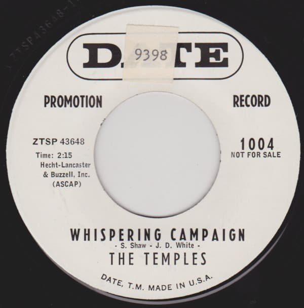 Whispering Campaign / I Don't Want To Do A Thing But Love You