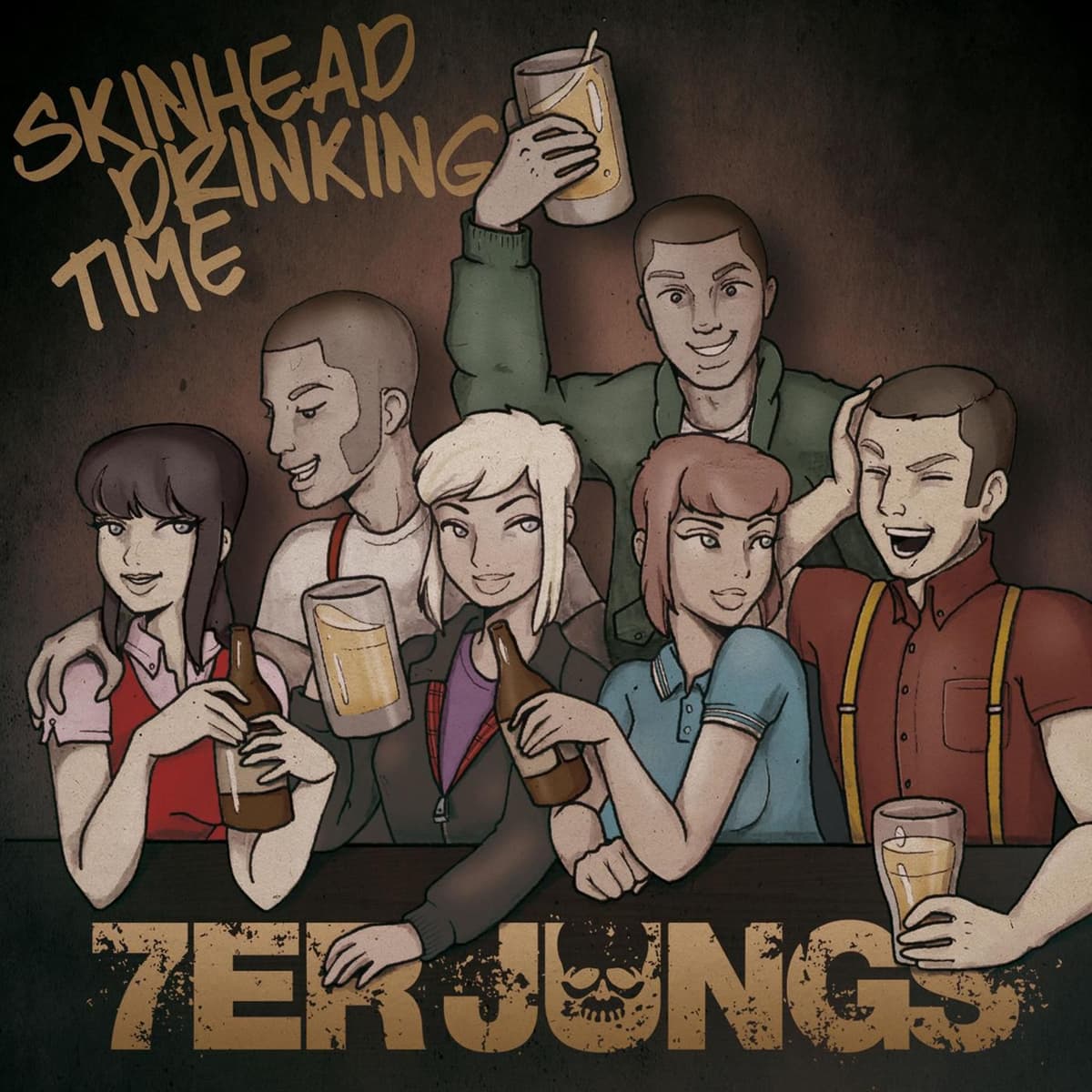 Skinhead Drinking Time