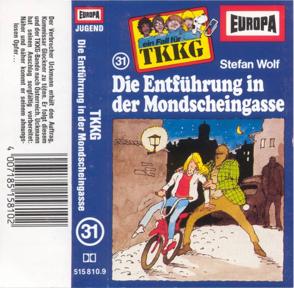 TKKG 31: Die Entführung in der Mondscheingasse