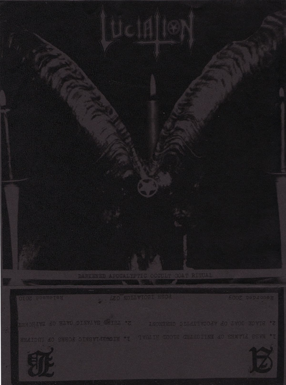 Darkened Apocalyptic Occult Goat Ritual