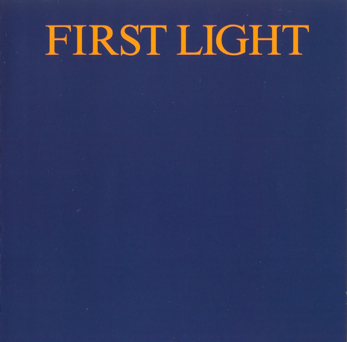 First Light