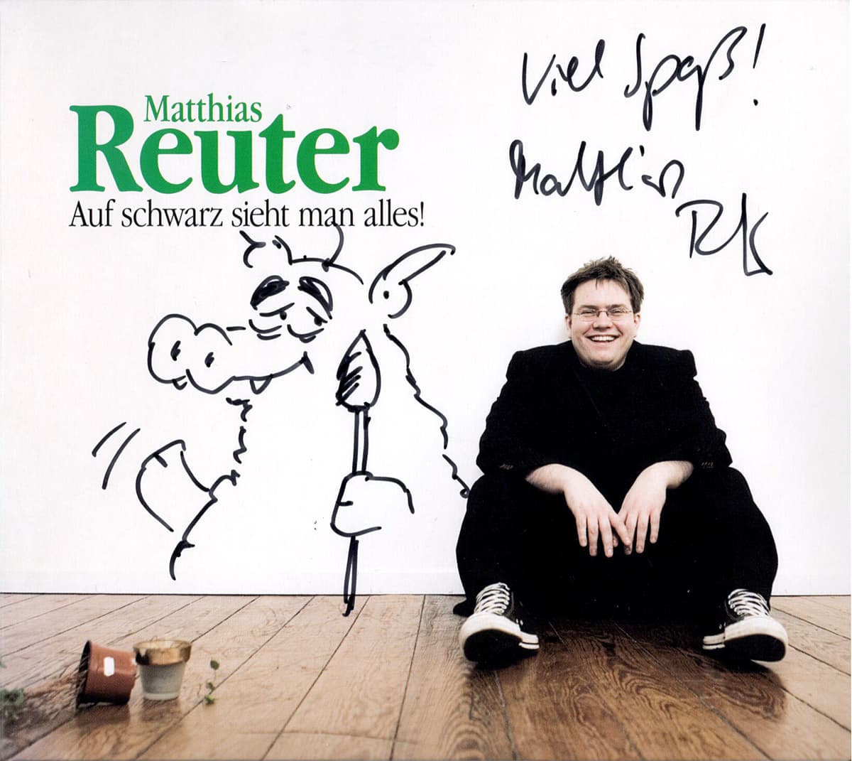 Auf schwarz sieht man alles!