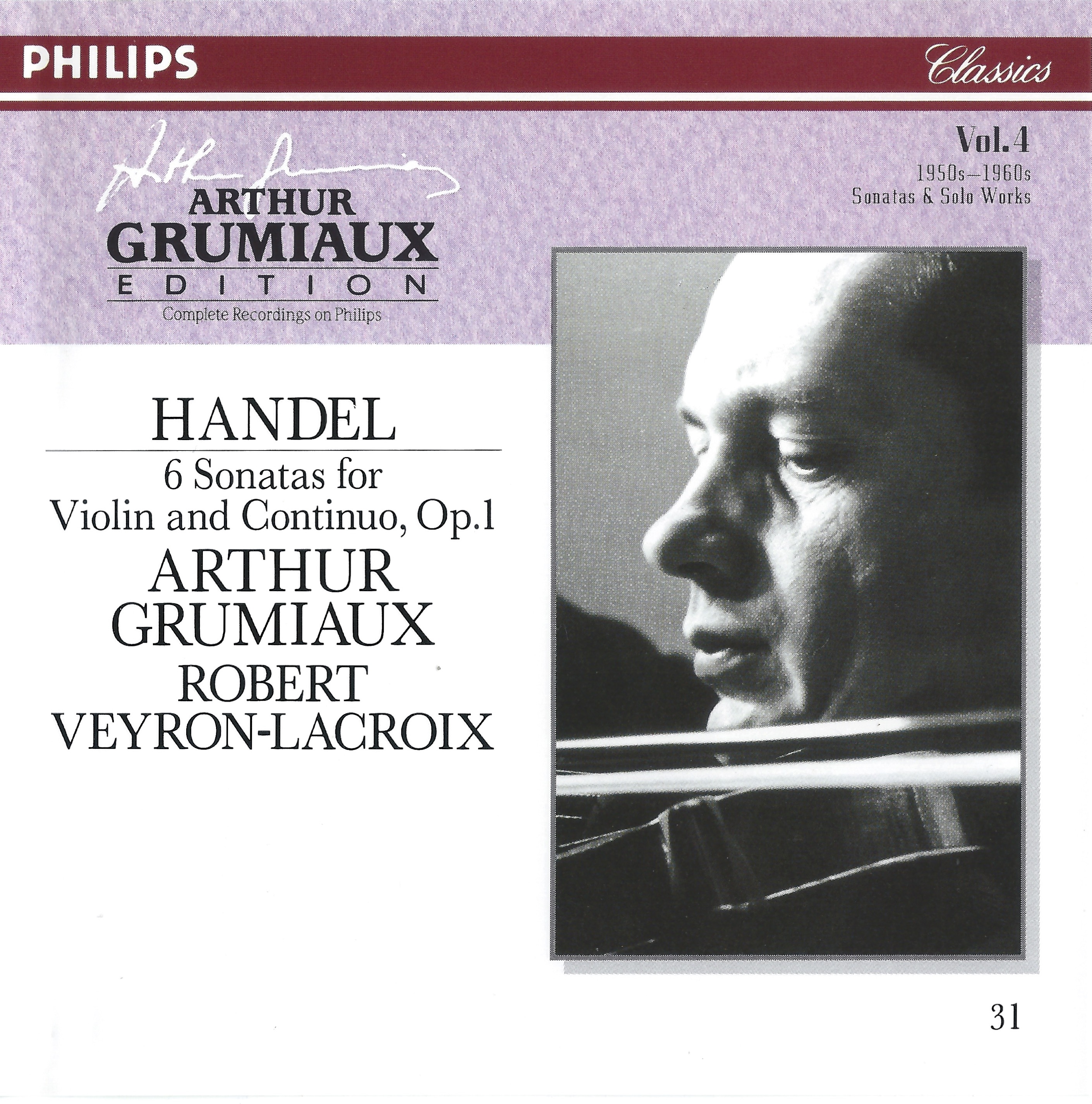 6 Sonatas for Violin and Continuo, Op. 1