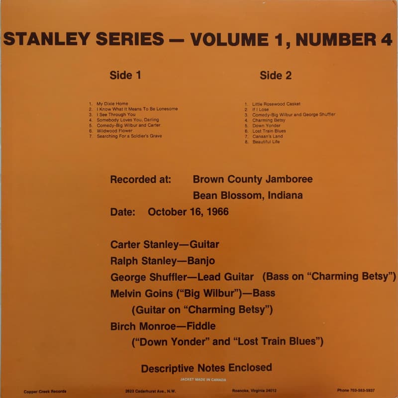 Stanley Series, Vol. 1 No. 4