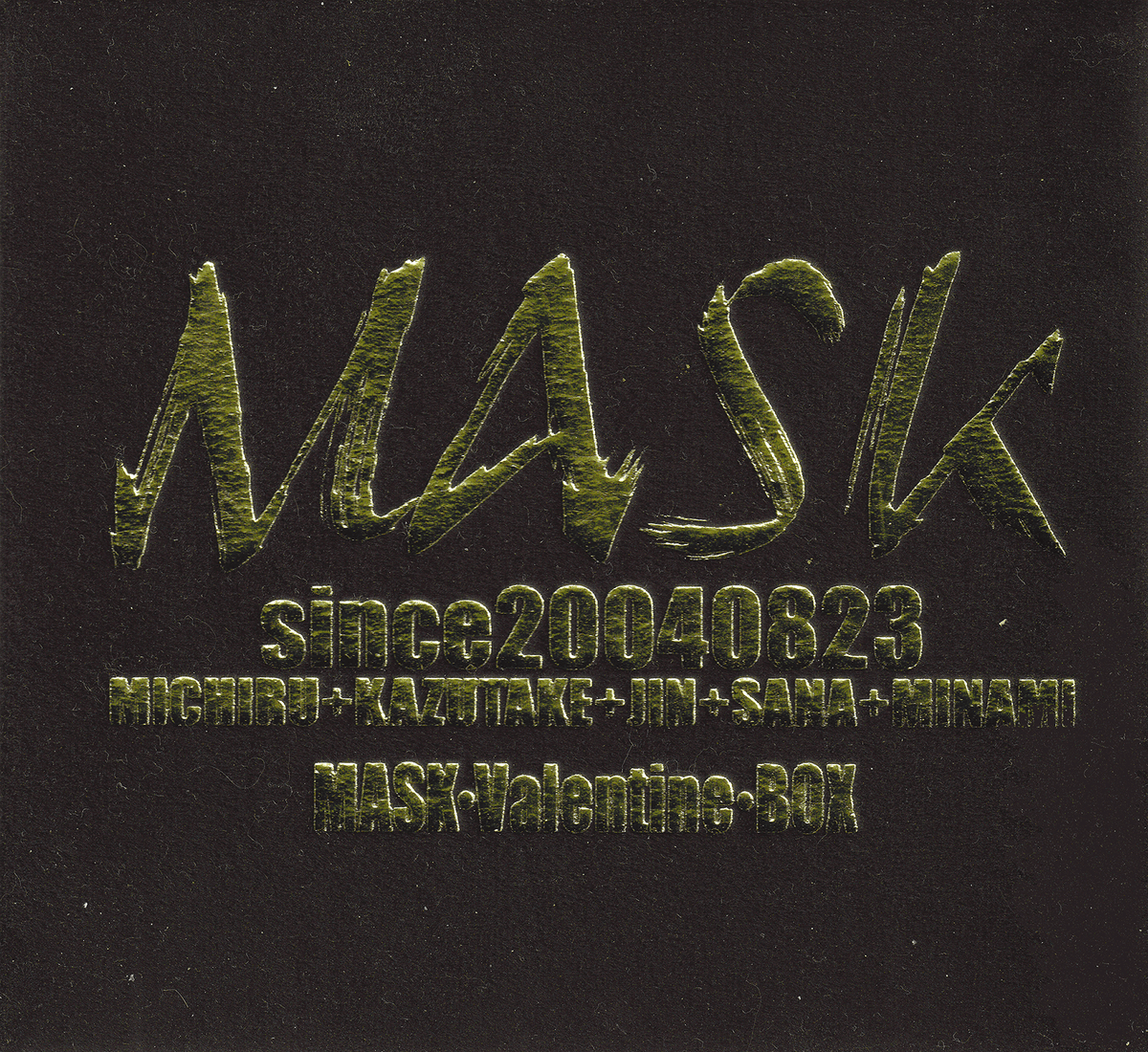MASK・Valentine・BOX