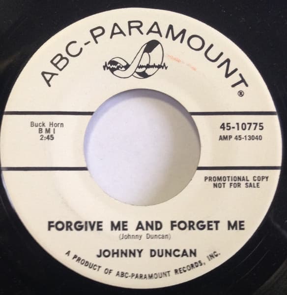 Forgive Me and Forget Me