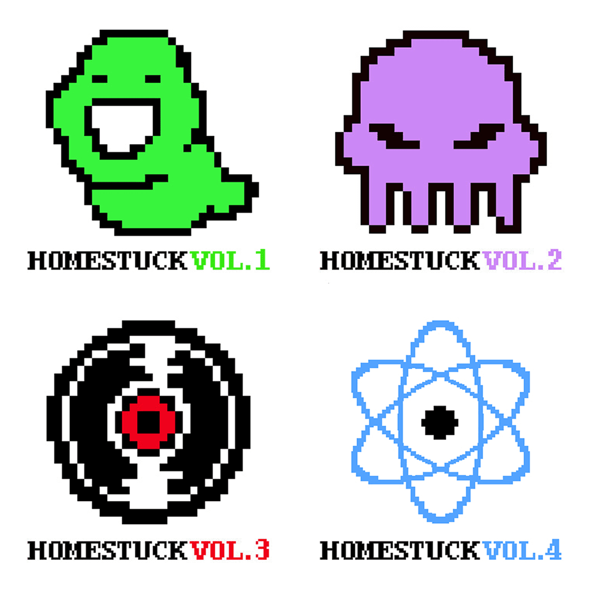 Homestuck, Vol. 1–4 (with Midnight Crew: Drawing Dead)