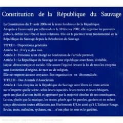 Constitution de la République du sauvage