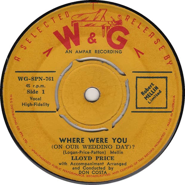 Where Were You (on Our Wedding Day)? / Is It Really Love?