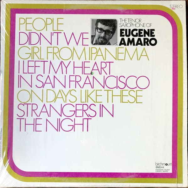 The Tenor Saxophone of Eugene Amaro