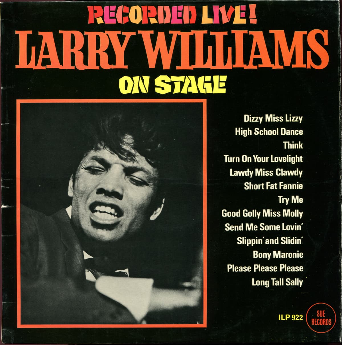 Larry Williams on Stage: Recorded Live!