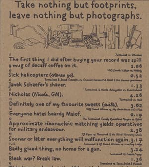 Present 'Jesus Is a Brave Little Toaster' Volume 1: Take Nothing but Footprints, Leave Nothing but Photographs