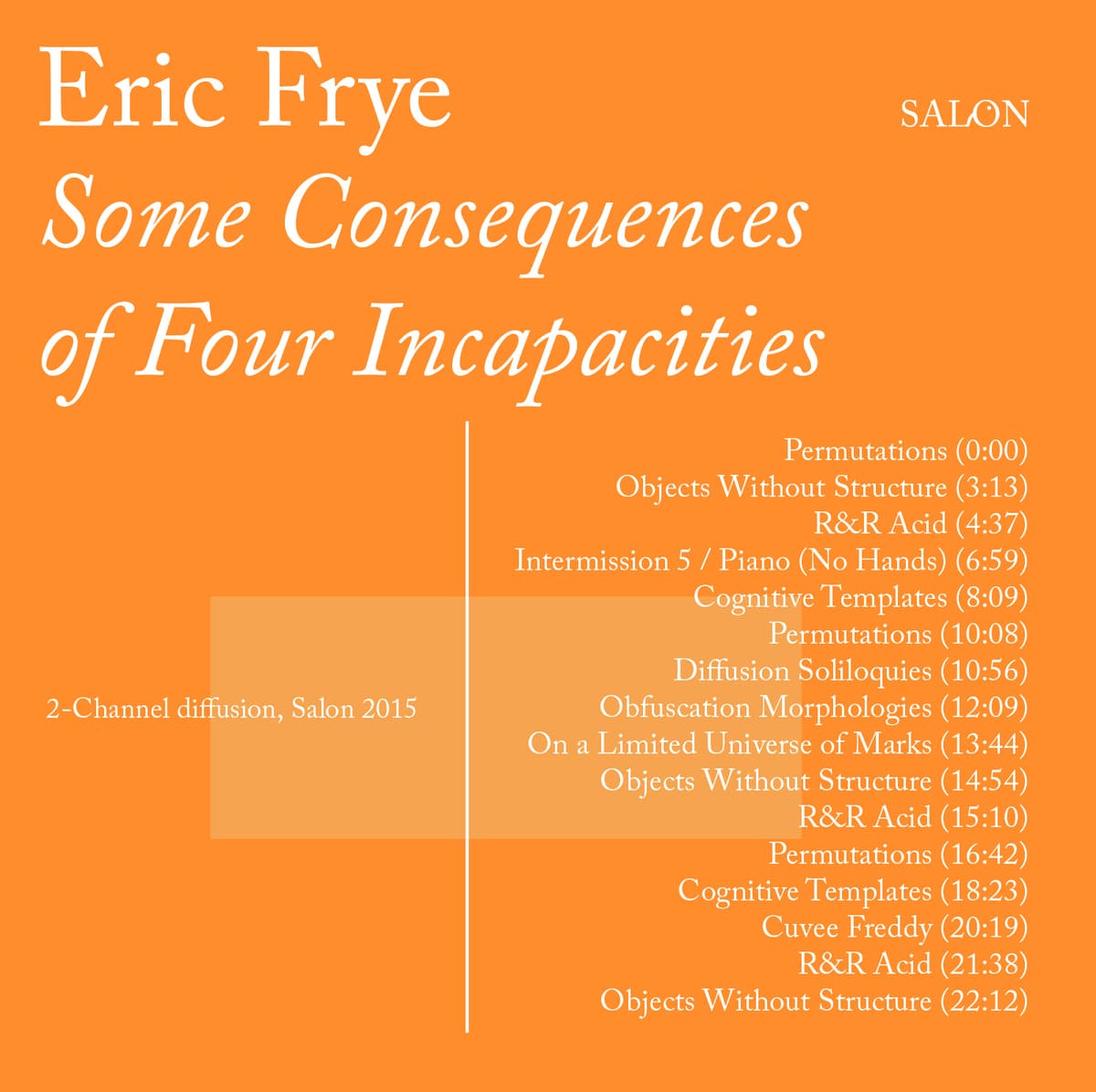 Some Consequences of Four Incapacities