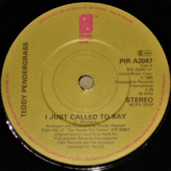 I Just Called to Say