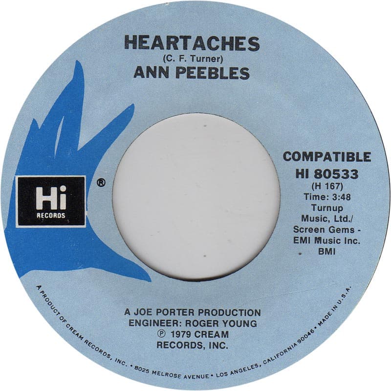 Heartaches / I’d Rather Leave While I’m in Love