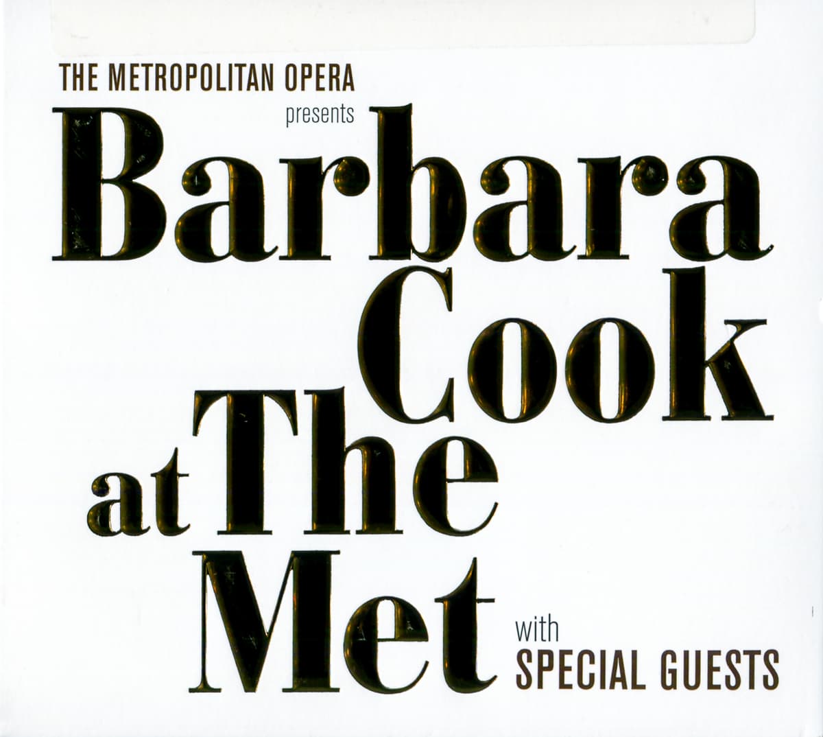 Barbara Cook at the Met with Special Guests