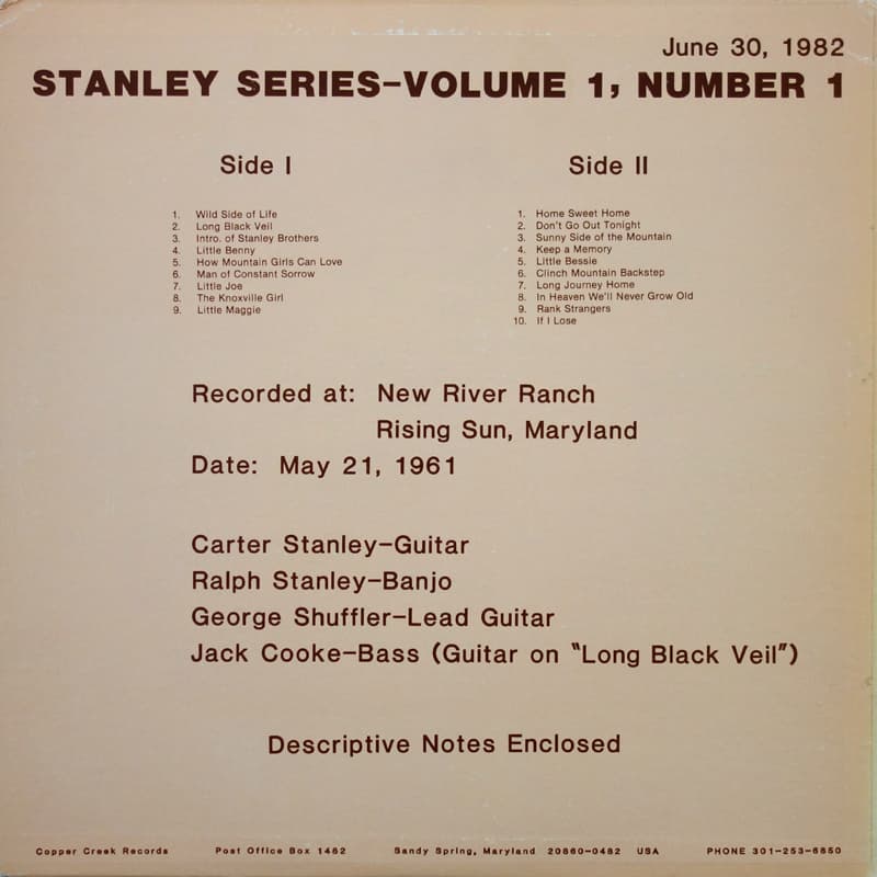 Stanley Series, Vol. 1 No. 1