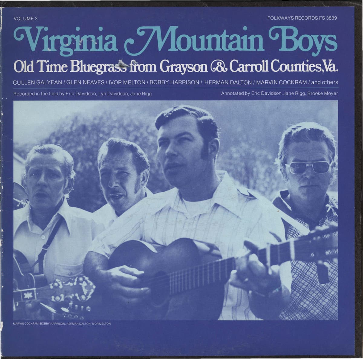 Old Time Bluegrass From Grayson & Carrol Counties, Va.