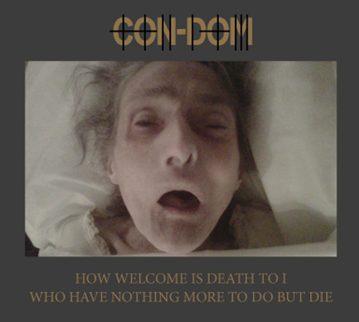 How Welcome Is Death to I Who Have Nothing More to Do but Die