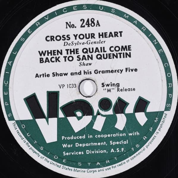 Cross Your Heart / When the Quail Come Back to San Quentin / On the Upbeat