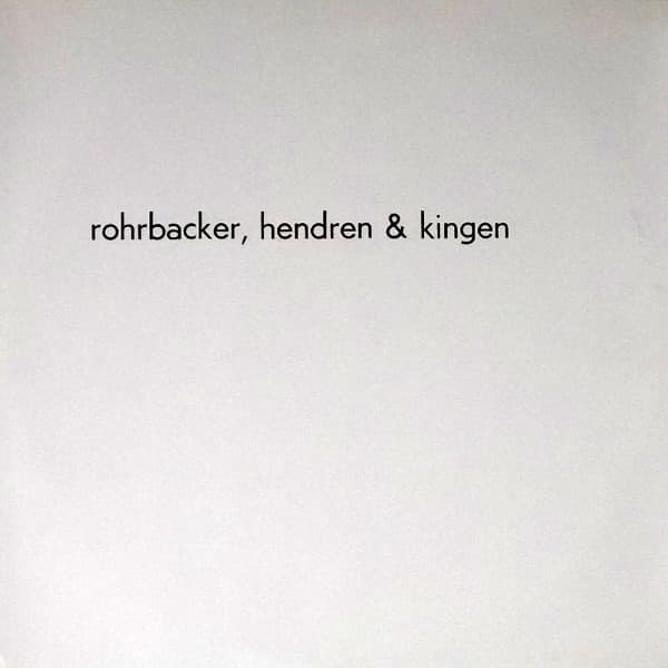 Rohrbacker, Hendren & Kingen