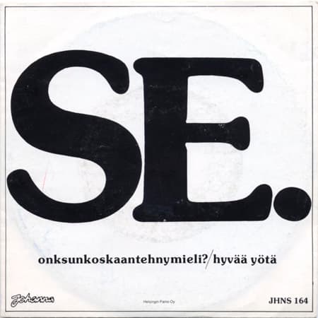Onksunkoskaantehnymieli? / Hyvää yötä