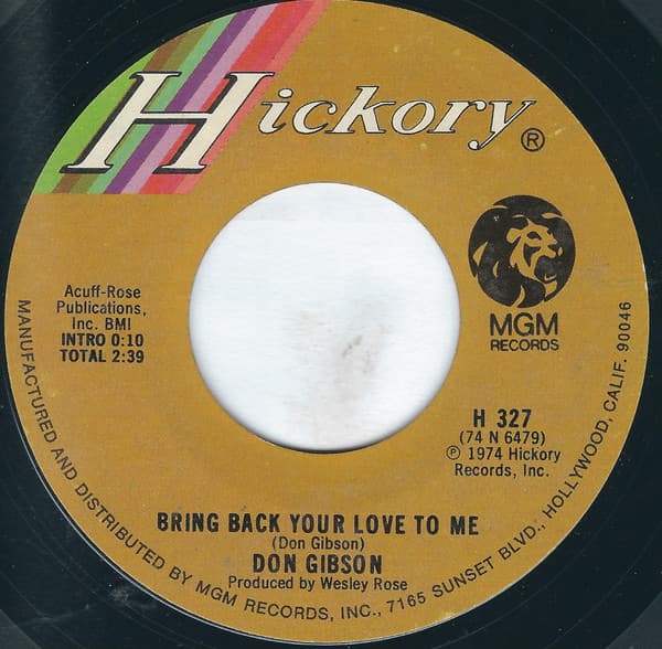 Bring Back Your Love to Me