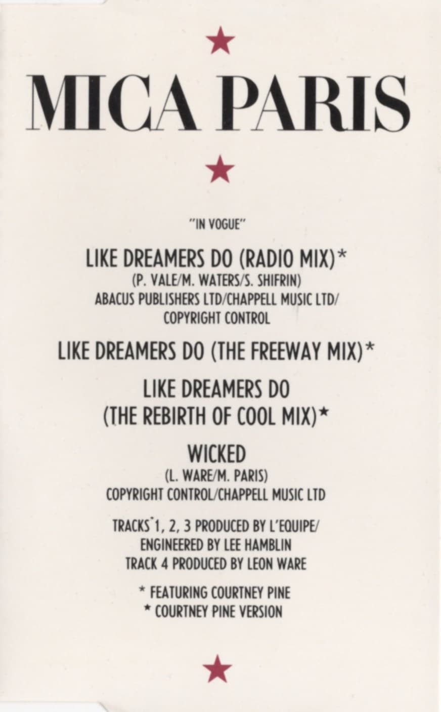 Like Dreamers Do
