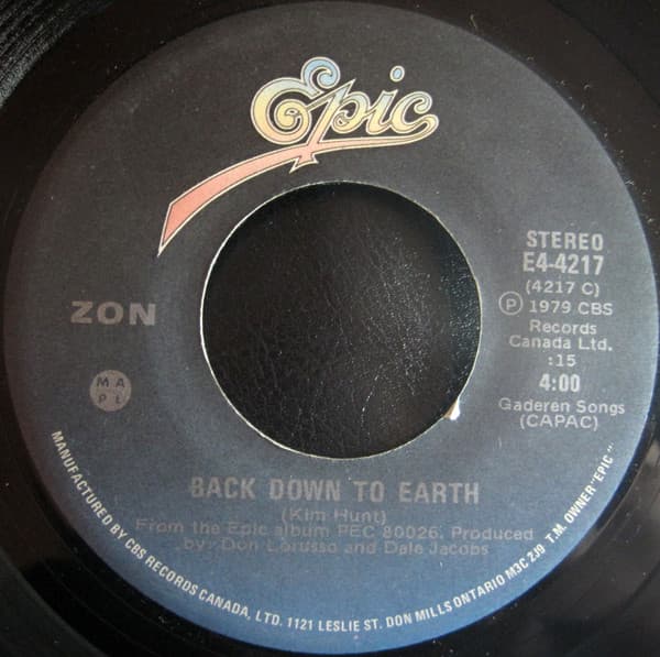 Back Down to Earth