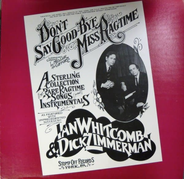 Don't Say Good-Bye, Miss Ragtime