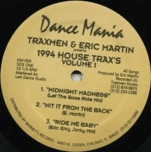 1994 House Trax's Volume I