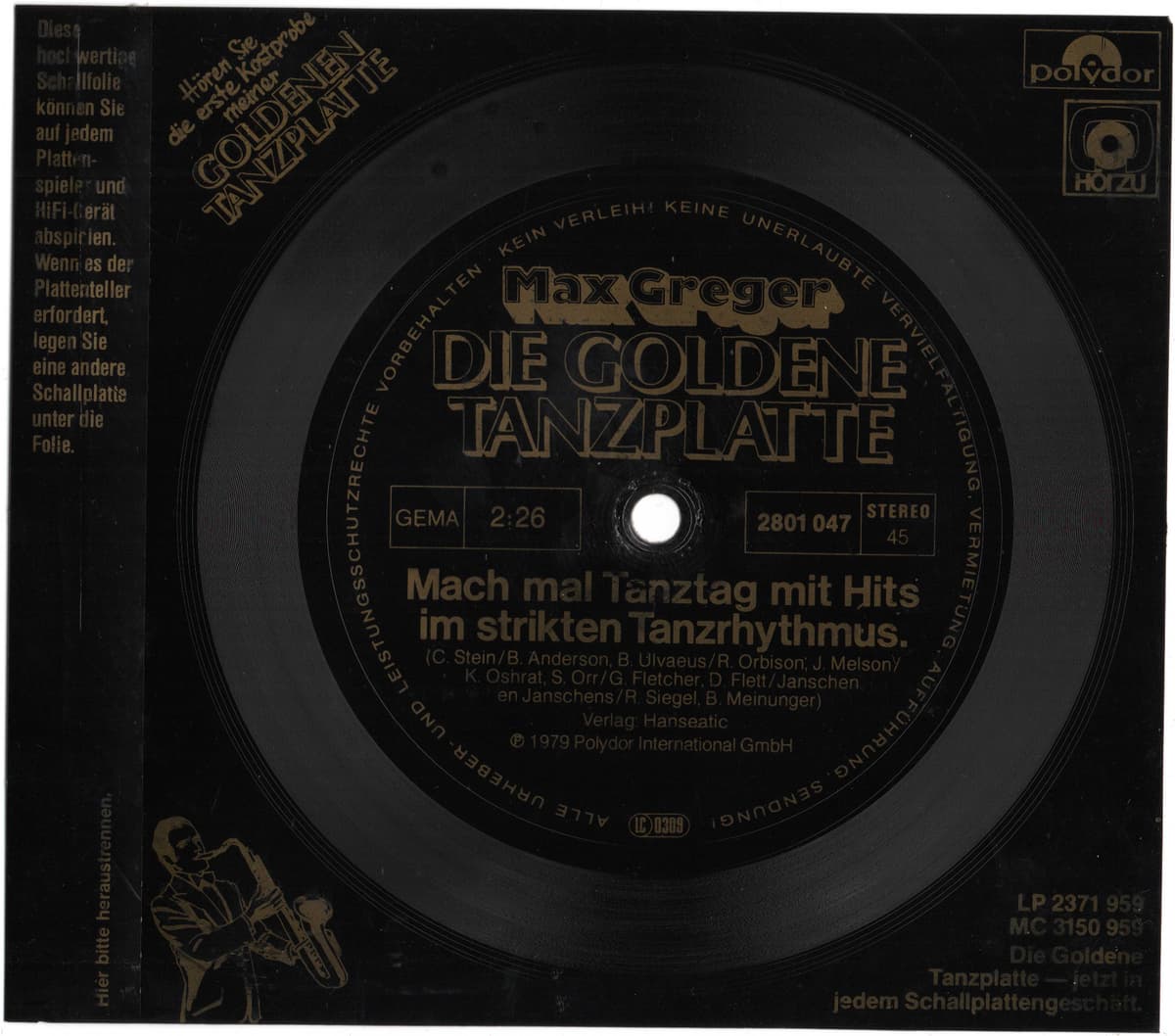 Die Goldene Tanzplatte